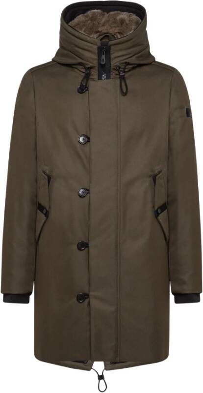 Peuterey Gewatteerde jassen Groen Heren