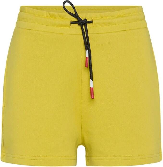 Peuterey Cotton fleece shorts , Groen, Dames