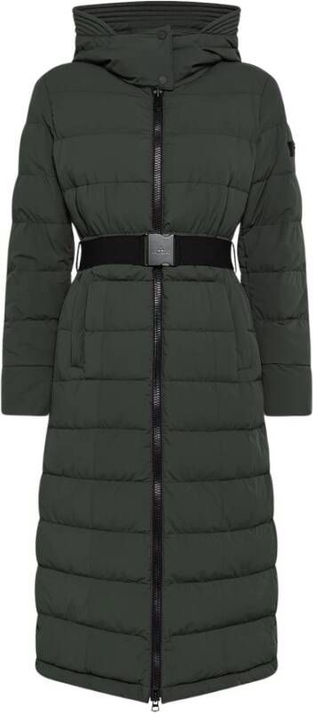 Peuterey Elegant en comfortabel down jas , Groen, Dames