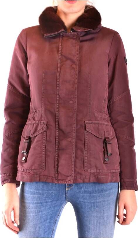 Peuterey Winterjas Ped3047 01181455 Cs01/535 , Rood, Dames