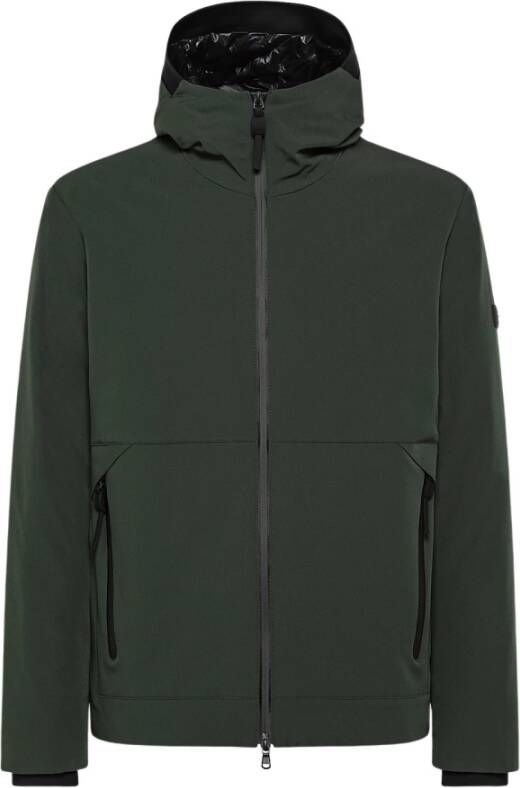 Peuterey Smooth Primaloft bomber jacket with details , Groen, Heren