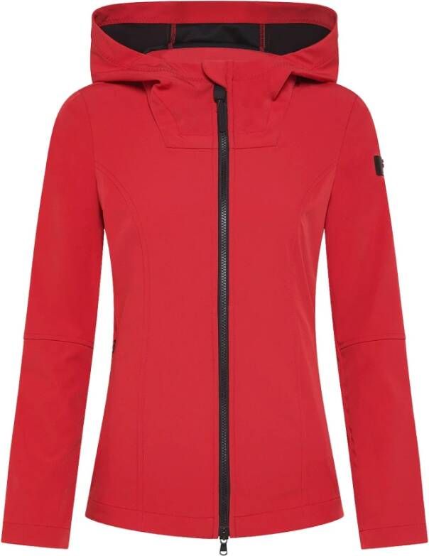 Peuterey Coupled fabric sweatshirt , Rood, Dames