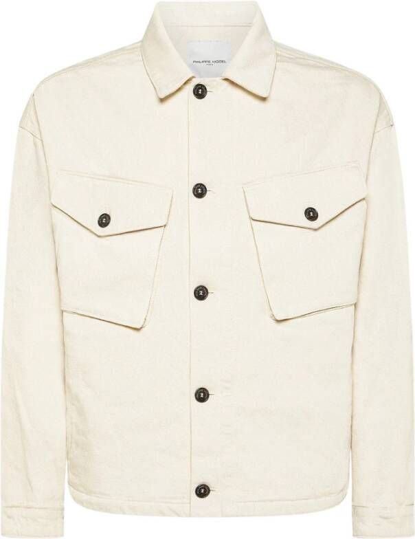 Philippe Model Spijkerjassen Beige Heren