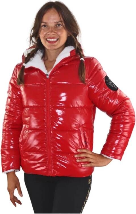 Plein Sport Gewatteerde Jassen Rood Dames
