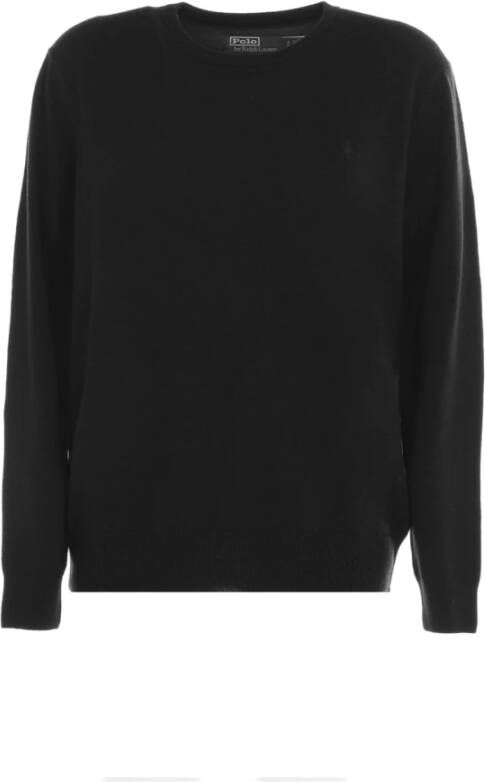 Polo Ralph Lauren Trui met ronde hals in wol, geborduurd logo