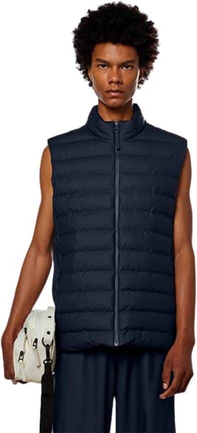 Rains Bodywarmers Blauw Heren