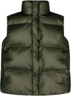 Rains Gewatteerde jassen Groen unisex