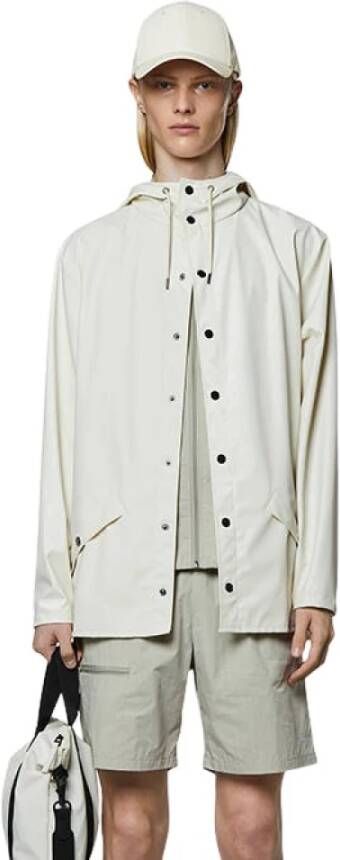 Rains Regenjas met klepzakken en capuchon