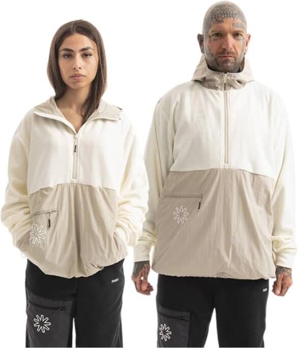 Rains Fossil Fleece Hoodie , Grijs, Dames