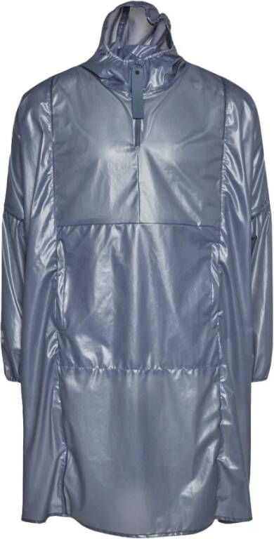 Rains Lange ultralichte anorak , Blauw, Dames