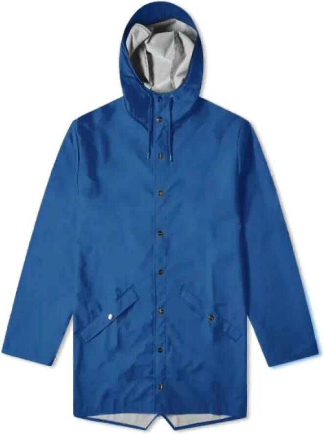 Rains Longline regenjas met capuchon en klepzakken