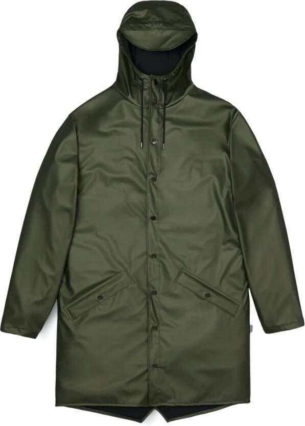 Rains Regenjassen Groen Dames