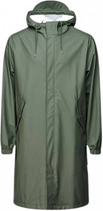 Rains regenjas 1814 Fishtail Parka olijfgroen