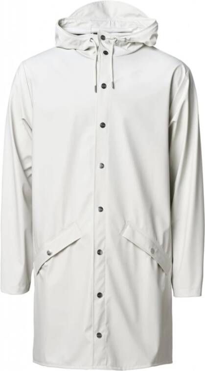 Rains Long Jacket regenjas met capuchon