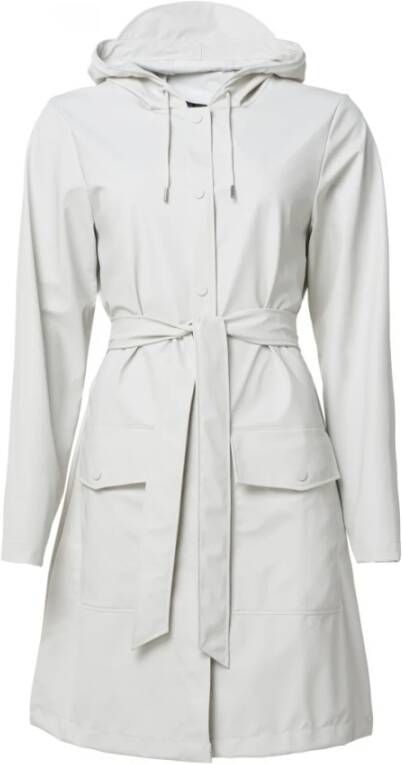Rains Kurtka Curve Jacket 18130 Fossil , Beige, Dames