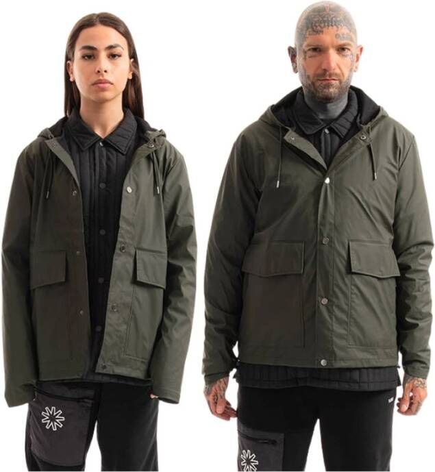 Rains Zomerjassen Groen unisex