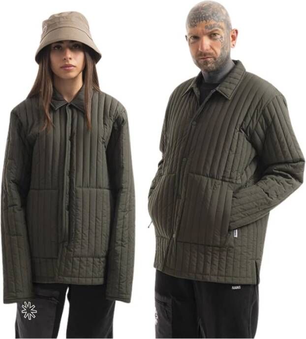 Rains Zomerjassen Groen unisex