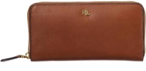 Polo Ralph Lauren Portefeuillekaarthouders , Bruin, Dames