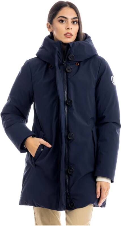 Save The Duck Gewatteerde Jassen Blauw Dames