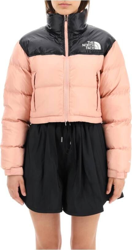 The North Face W Nuptse Short Jacket Nf0A5Gge0La1 , Roze, Dames