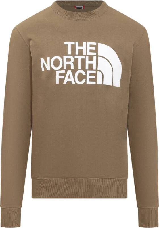 The North Face Ronde hals gekweek , Bruin, Heren
