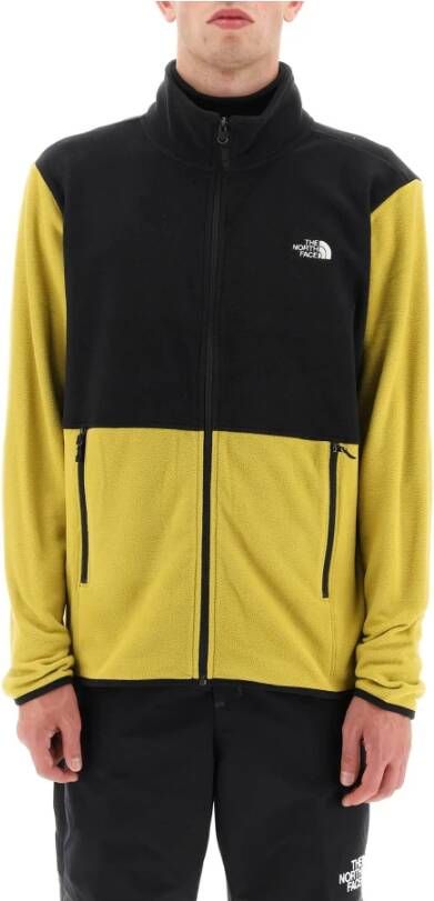 The North Face tka glacier full zip fleece sweatshirt , Geel, Heren