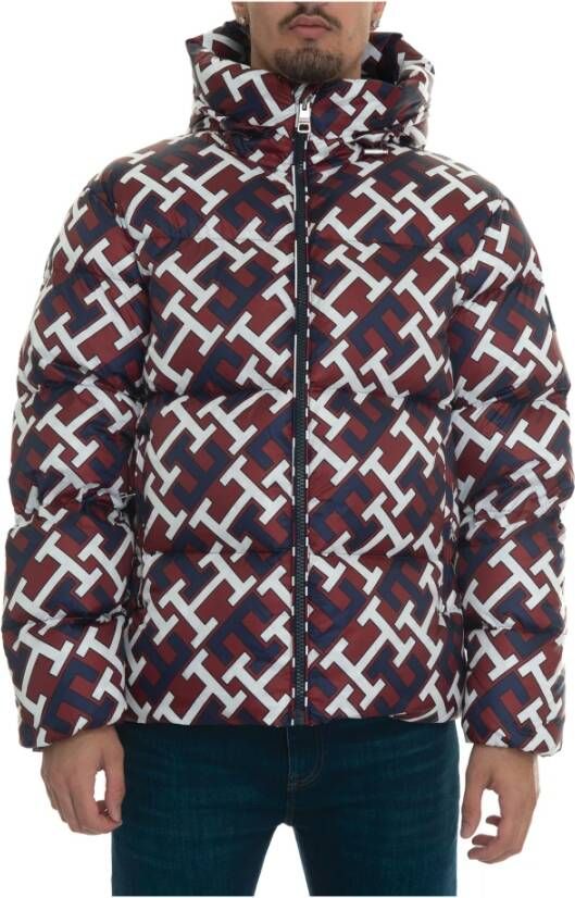 Tommy Hilfiger Gewatteerde jassen Rood Heren