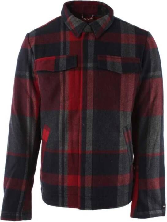 Tommy Hilfiger Overhemden Rood Heren