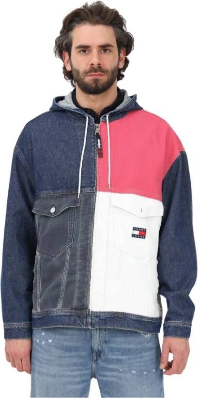 Tommy Hilfiger Spijkerjassen Blauw Heren