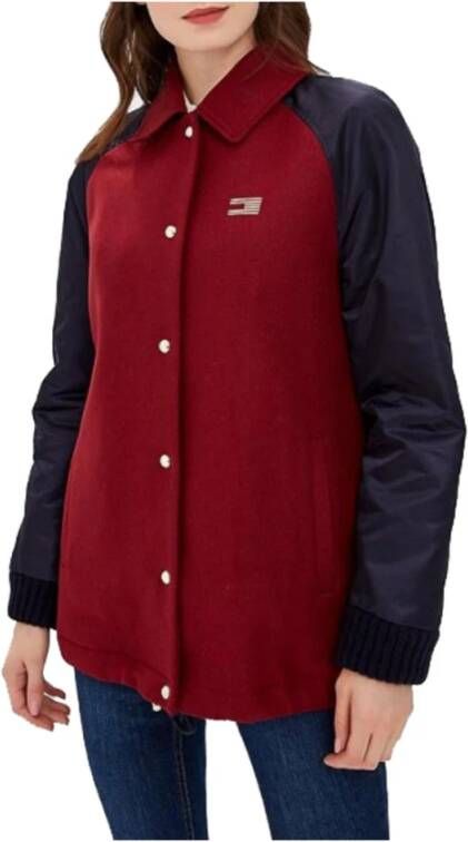 Tommy Hilfiger Jacket Ww0Ww23761 , Rood, Dames