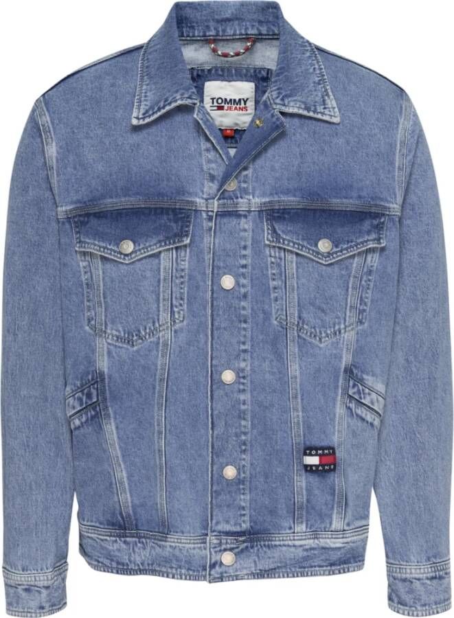 Tommy Jeans Men Clothing Outerwear Jacket , Blauw, Heren