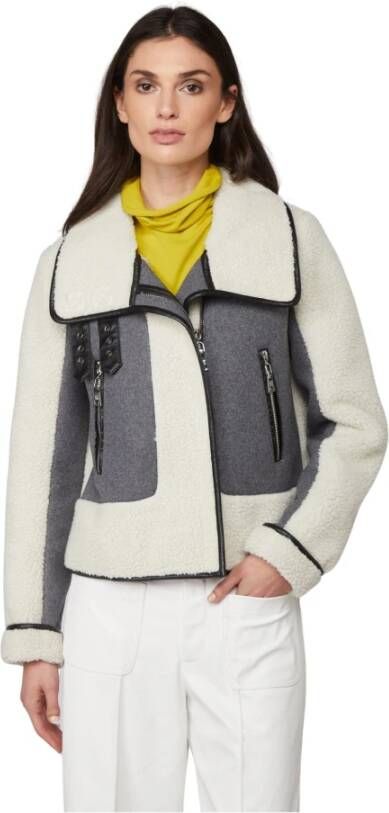 Twinset Bomber jackets Grijs Dames