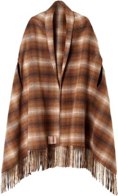 Twinset Poncho's Bruin Dames