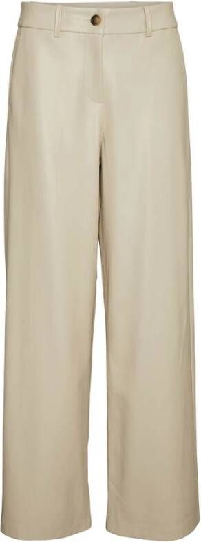 Vero Moda Vmolivia Mr Wide PL broek Curve Birch | Freewear humor , Wit, Dames