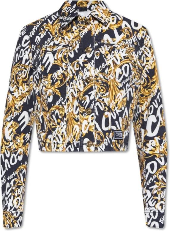 Versace Jeans Couture Spijkerjassen Geel Dames