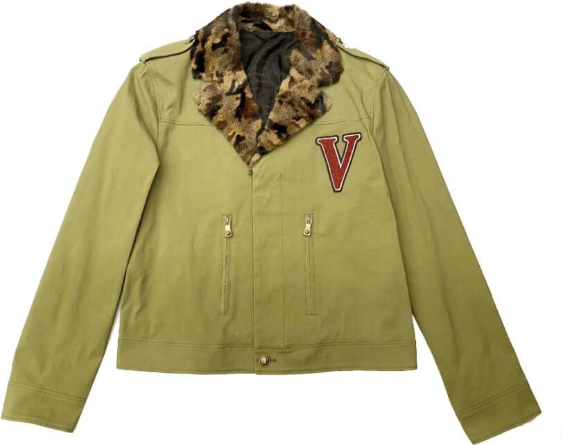 Versus Versace Spijkerjassen Groen Heren