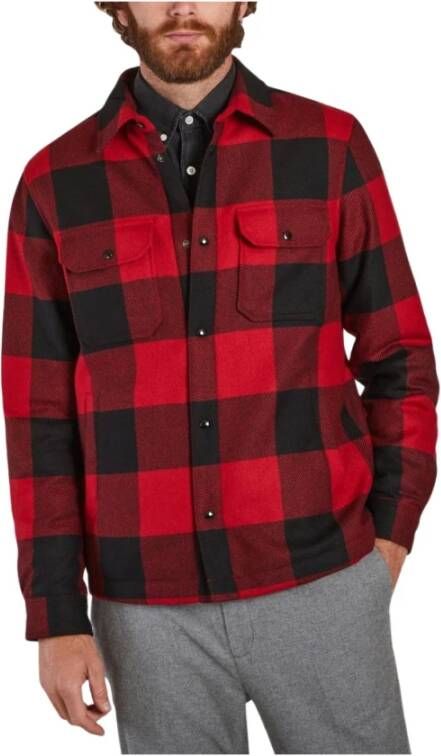 Woolrich Zakelijke Overhemden Rood Heren