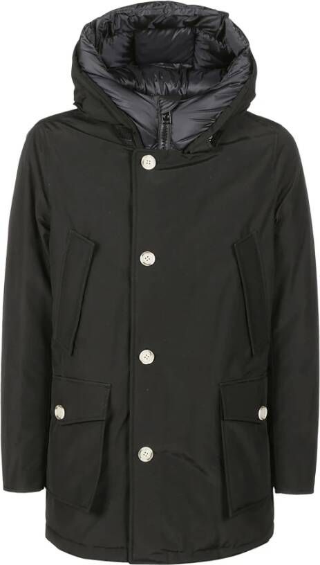 Woolrich lagen zwart , Zwart, Heren