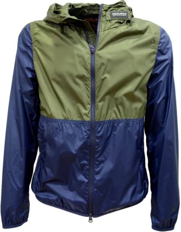 Woolrich Blauw South Bay Windbreaker , Blauw, Dames