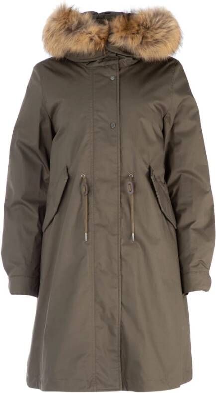 Woolrich Parka Jassen Groen Dames