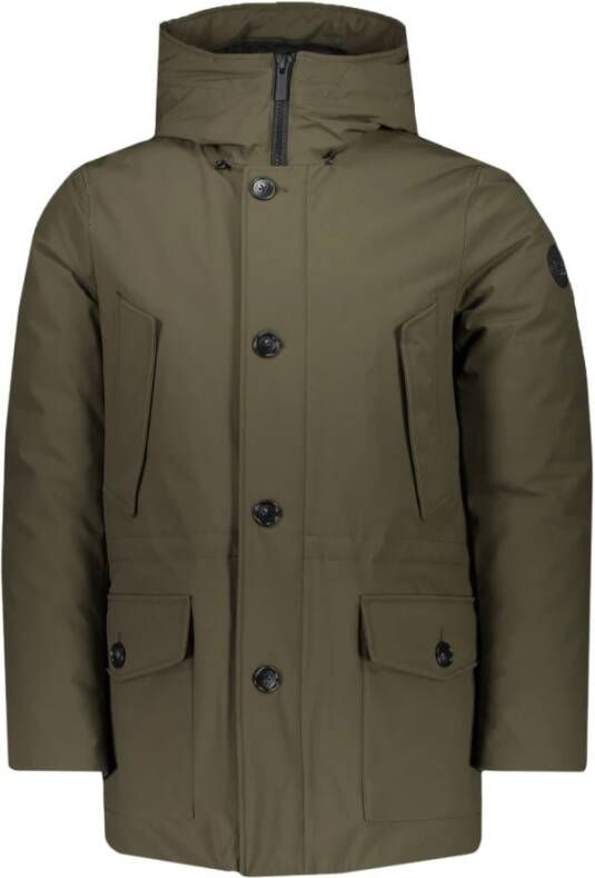 Woolrich Winterjassen Groen Heren