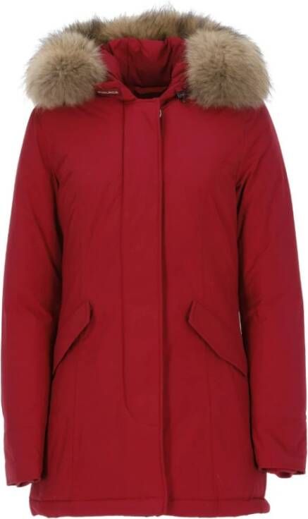 Woolrich Roze Winter Jackets , Roze, Dames