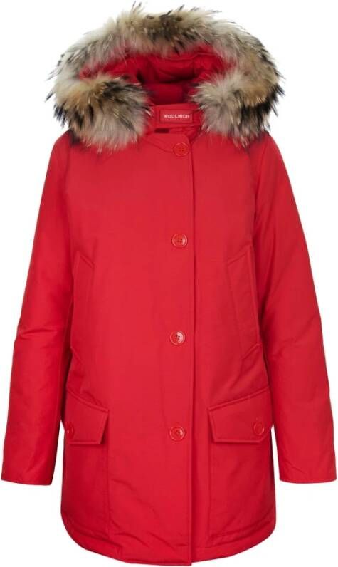Woolrich Winterjassen Rood Dames