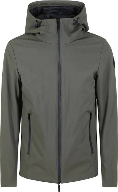 Woolrich Pacific gewatteerd softshell jack met capuchon