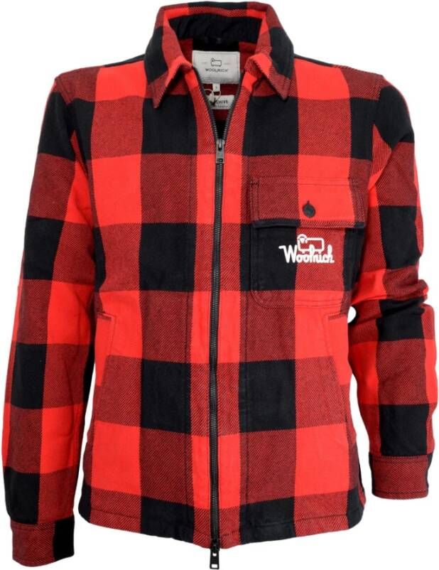 Woolrich Zomerjassen Rood Heren