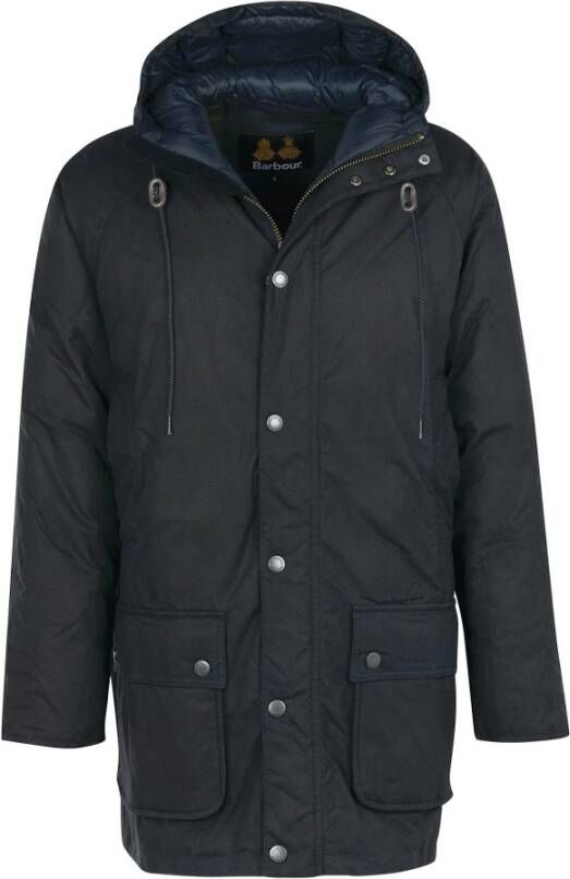 Barbour Winterjassen Blauw Heren