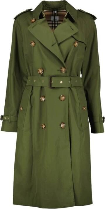 Burberry Trenchcoats & Mantels Groen Dames