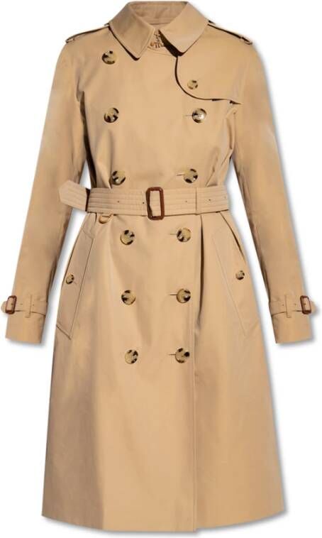 Burberry Long Kensington double breasted trenchcoat met ceintuur