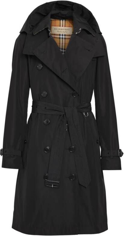 Burberry Trenchcoats & Mantels Zwart Dames
