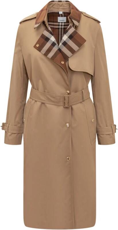 Burberry Trenchcoats & Mantels Bruin Dames